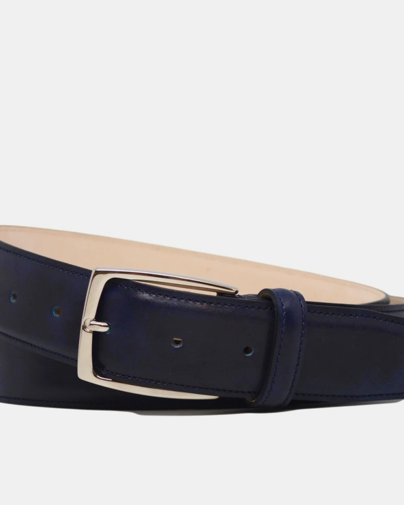 Matching Belt - Museum Blue Calf