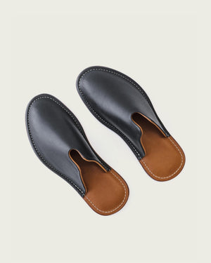 Mr. Grumpy Leather Slippers by WP Standard