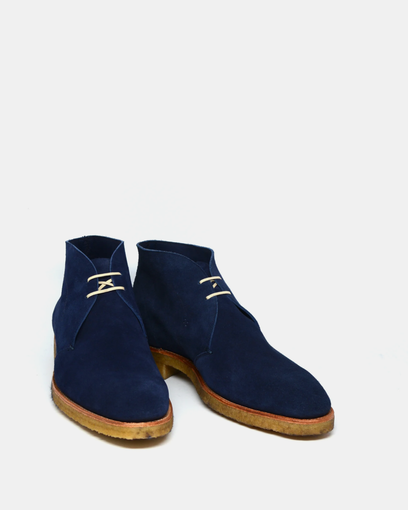 Sample Chukka Navy Suede 888 Cobbler Union